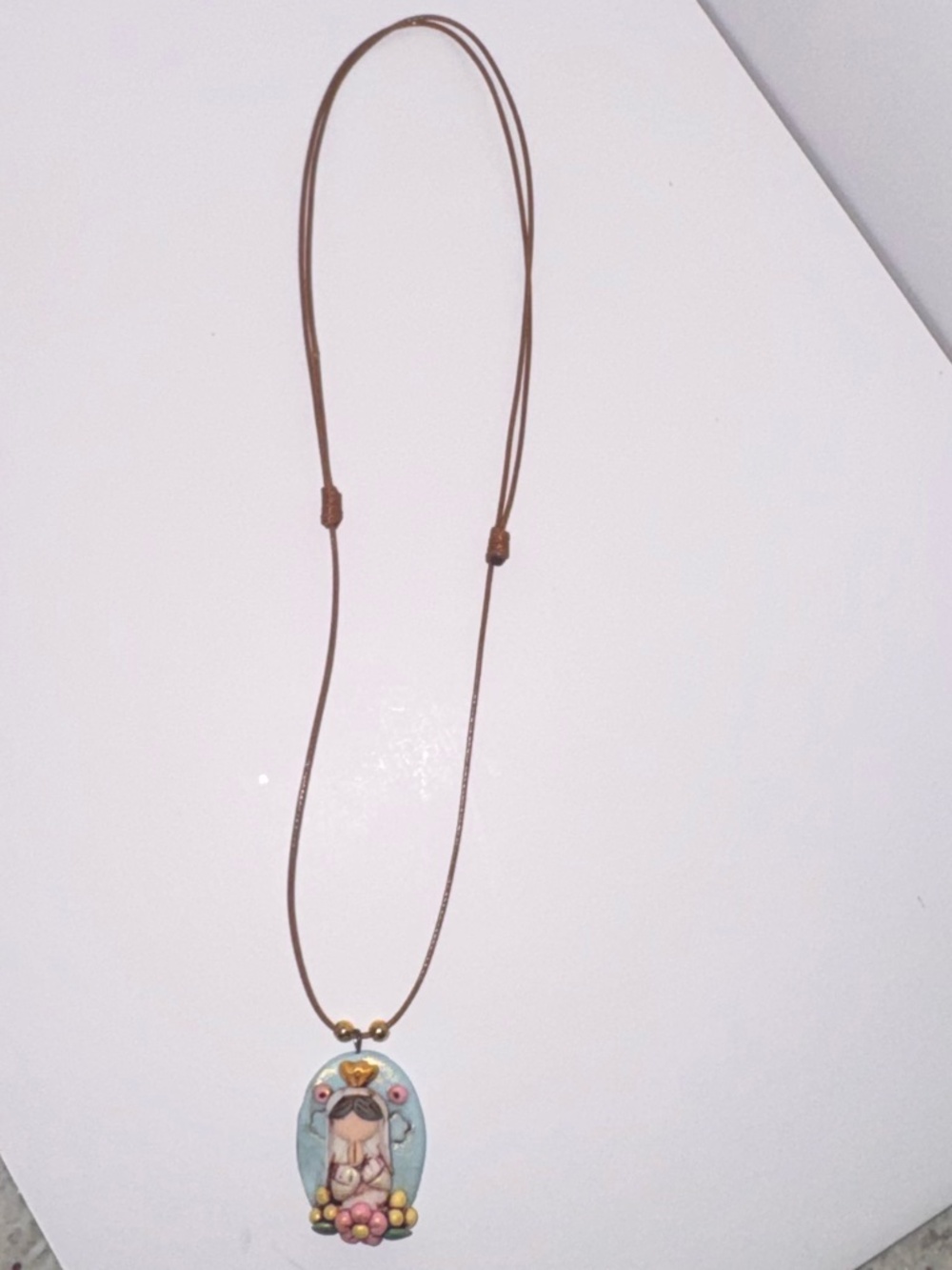 Handmade Girls Religious (Catholic) Necklace